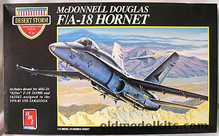 AMT 1/72 F/A-18 Hornet Desert Storm - Mig Killer, 8703 plastic model kit